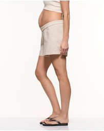 Soon Maternity - Jamie Linen Shorts
