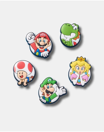 Crocs - 5-Pack Super Mario Core Jibbitz - Kids-Teens