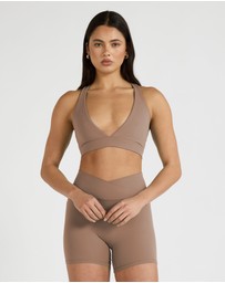 All Fenix - ALLFENIX CloudCore Deep V-Neck Sports Bra