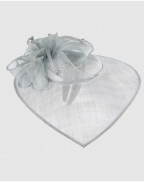 Max Alexander - Large Blue Sinamay Fascinator Hat