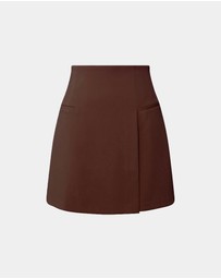 Forcast - Nikki Mini Wrap Skirt