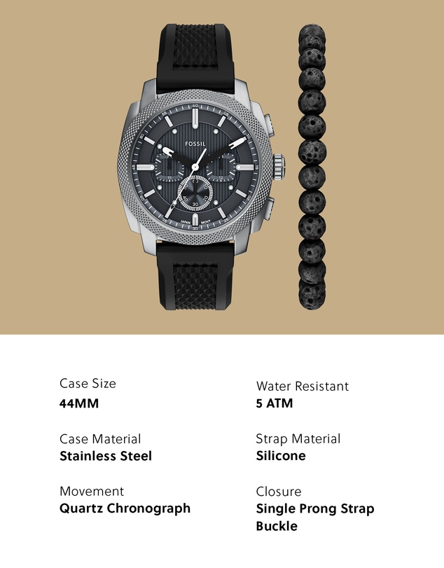 Fossil - Machine Black Chronograph Watch