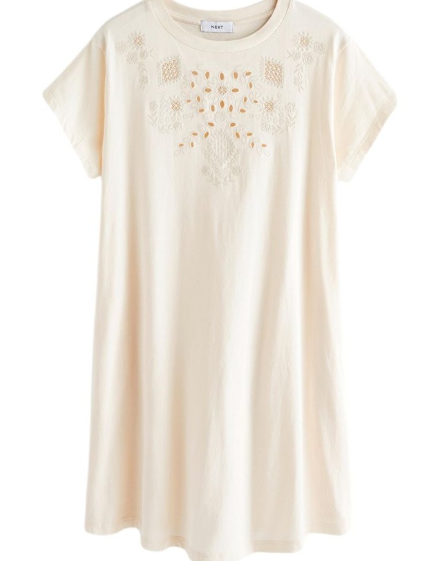 NEXT - Embroidered Jersey Summer Mini Dress
