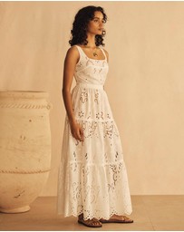 AUR OCEA - Merletti Lace Panelled Maxi Dress