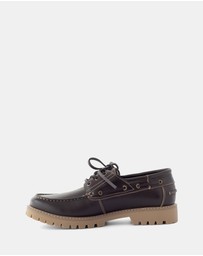 Uncut - Bermuda Leather Boat Shoes