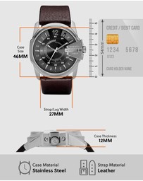 Diesel - Mega Chief Brown Analogue Watch