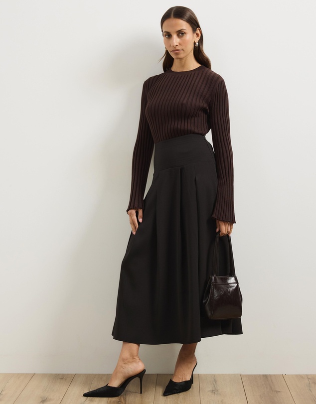 Atmos&Here - Molly Pleated Midi Skirt