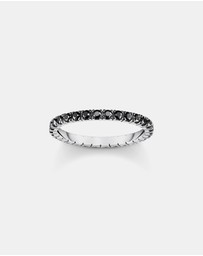 THOMAS SABO - Delicate Ring with black zirconia