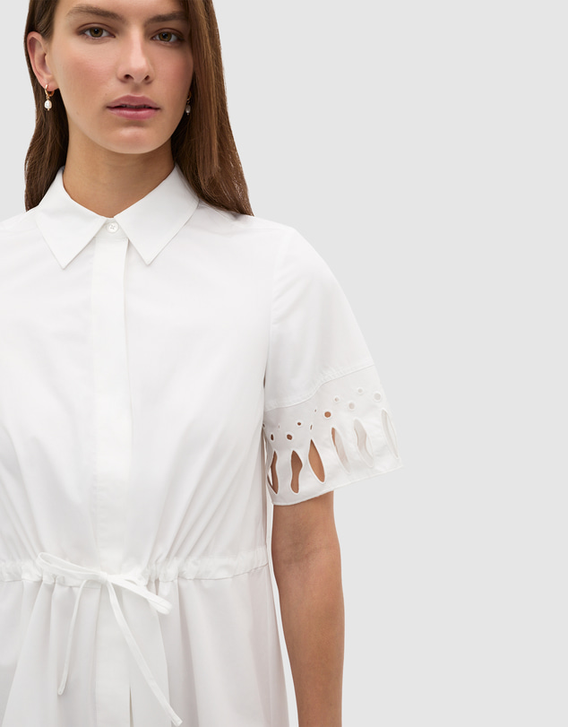 Seed Heritage - Poplin Cutwork Shirt Dress