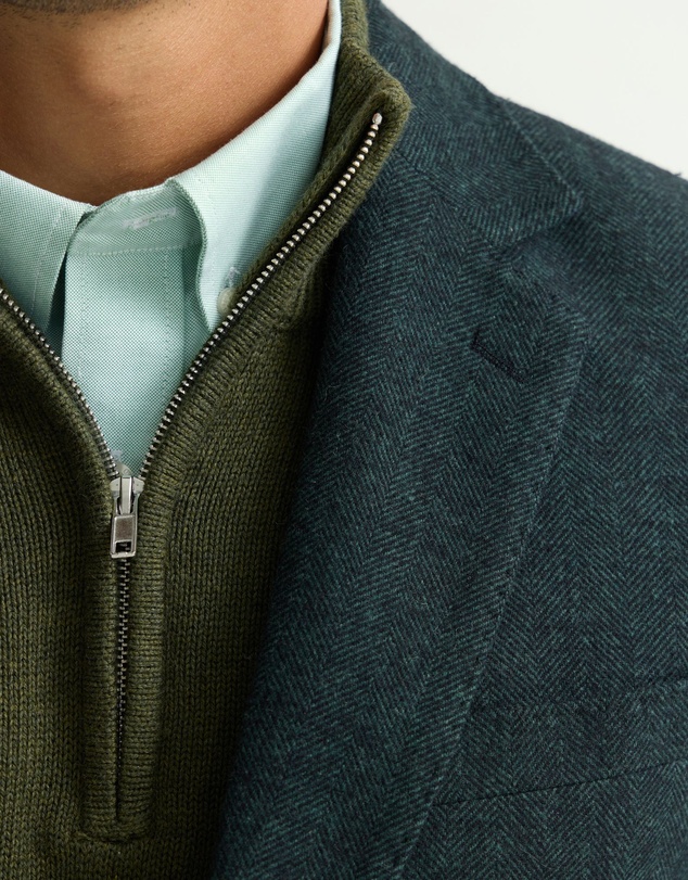 Oxford - Blake Herringbone Wool Blazer