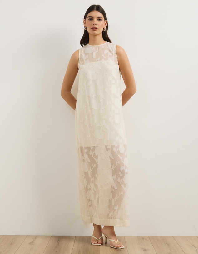Atmos&Here - Lucia Jacquard Maxi Dress