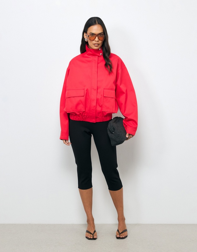 Revibe - Repaired AERE Ines Funnel Neck Bomber - AU 10