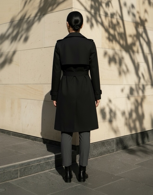 Mossée - Avira Button Front Trench Coat