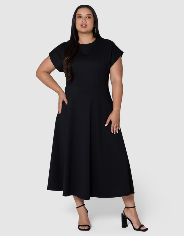 Pink Dusk by Curve Project - Surrender Midi Dress