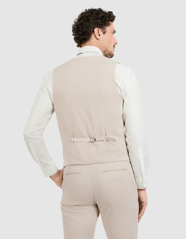 Tarocash - Jaeden Slim Linen Waistcoat