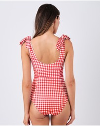 UNE PIECE - Classic Square Neck One Piece Swimsuit