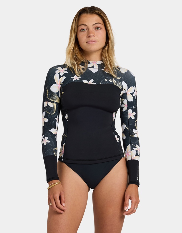 Roxy - Womens 1mm Swell Long Sleeve Wetsuit Top