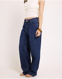 Subtitled - Alexa Mid Rise Relaxed Denim Jeans