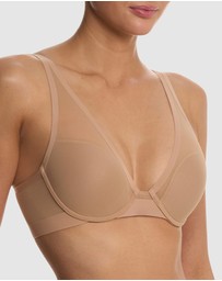 Natori - True Zen Lightly-Padded Mesh Plunge T-Shirt Bra