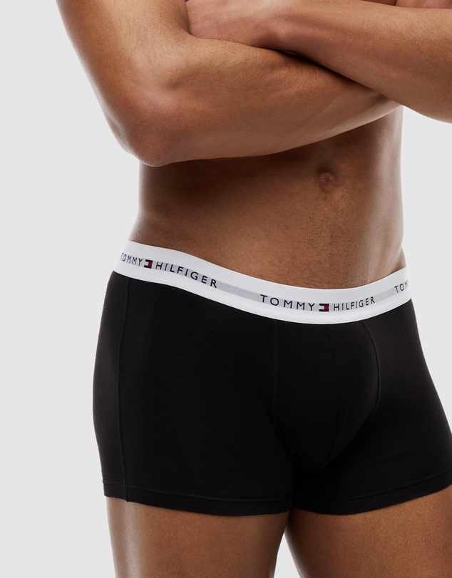 Tommy Hilfiger - 3-Pack Essential Logo Waistband Trunks
