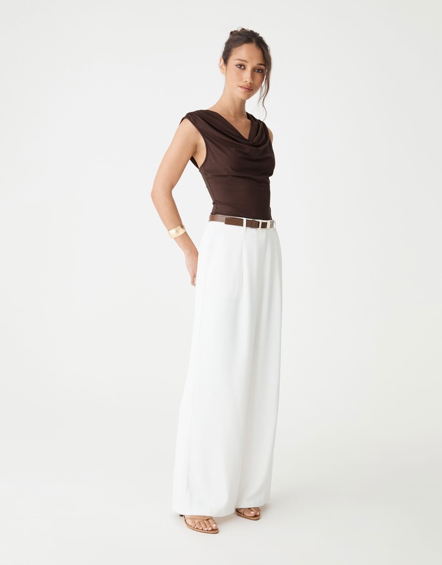Forcast - Shayna Bamboo Cowl Top