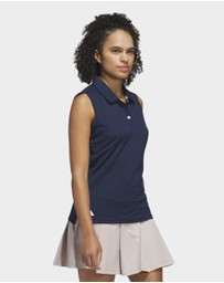 adidas Performance - Solid Ottoman Polo Shirt Womens