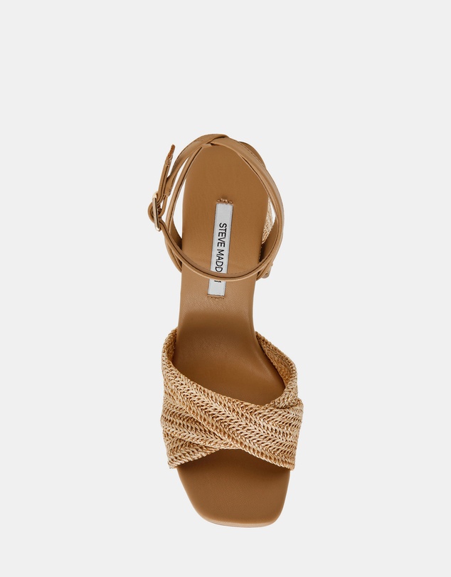 Steve Madden - Mandy-Raff Raffia Heels
