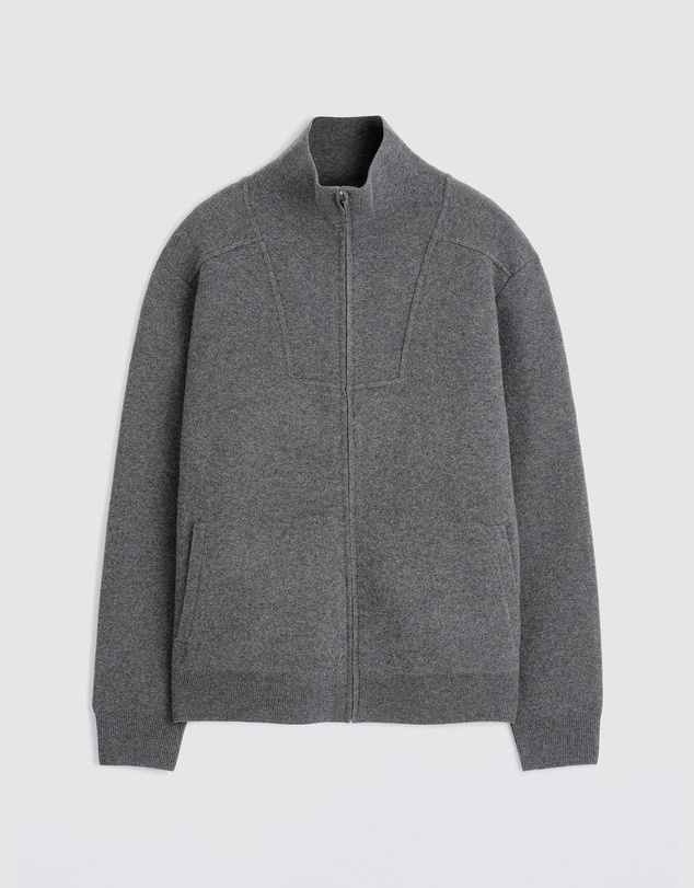 COS - Merino Wool Zip-Up Track Jacket