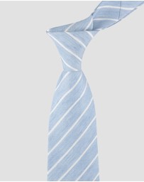 Abelard - Pale Linen Stripe Tie