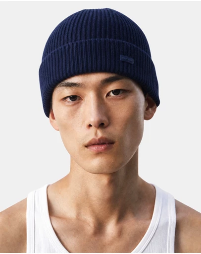 City Hatters - City Hatters Merino Wool Cuffed Fisherman Beanie