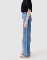 Outland Denim - Ellie High Wide Leg Jeans