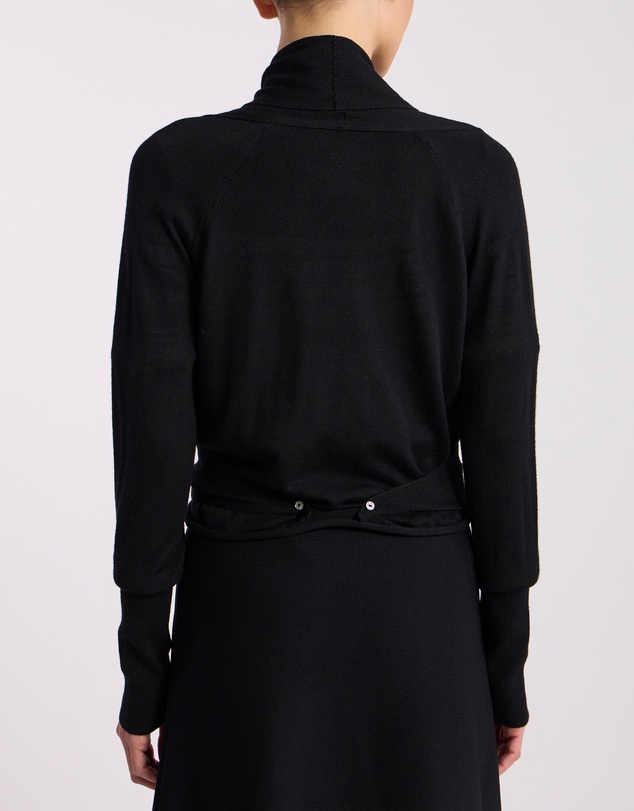 David Lawrence - Grayson Merino Wrap Cardigan