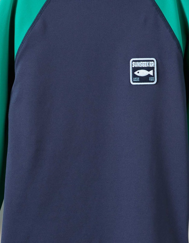 Cotton On Kids - Flynn Long Sleeve Raglan Rash Vest