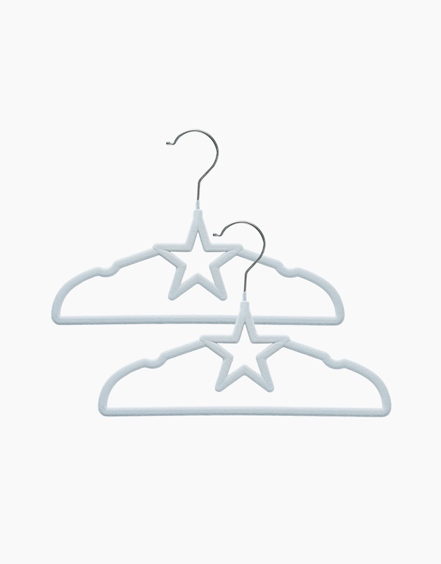 Living Textiles - 10pk Baby Coat Hangers - Stars/Blue
