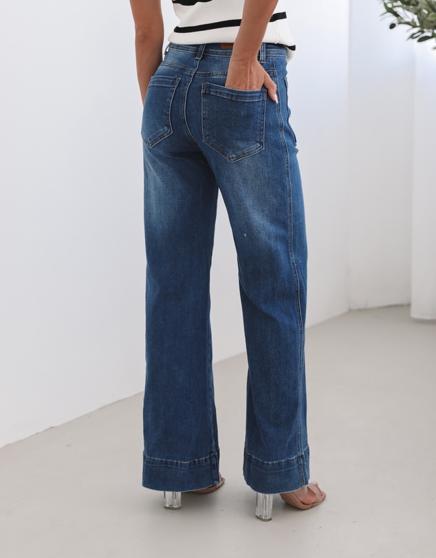 Esther & Co - Yzabel Jeans - Mid Blue