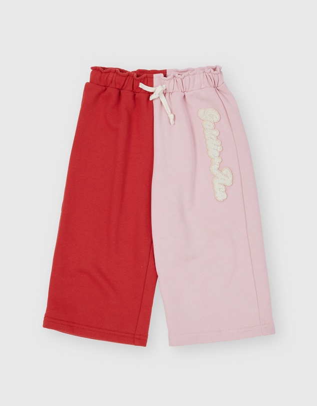 Goldie + Ace - Comfy Embroidered Wide Leg Sweatpants - Babies-Kids