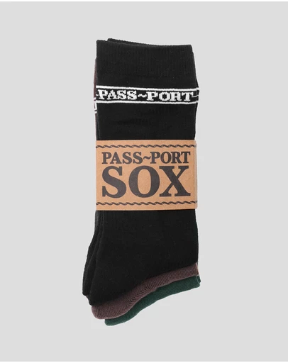 PASS~PORT - Hi Sox 3 Pack