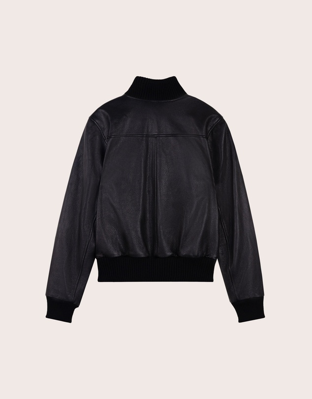 IDA+S - Isolde Leather Bomber Jacket