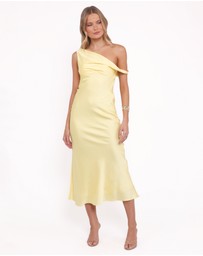 Petal & Pup - Mayfair Midi Dress - Butter Yellow