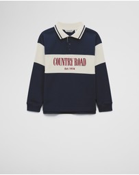 Country Road - Organically Grown Cotton Stripe Rugby Top