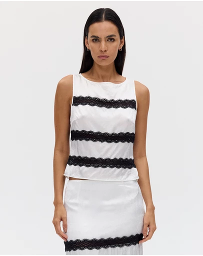 Third Form - Sevin Lace Panelled Top