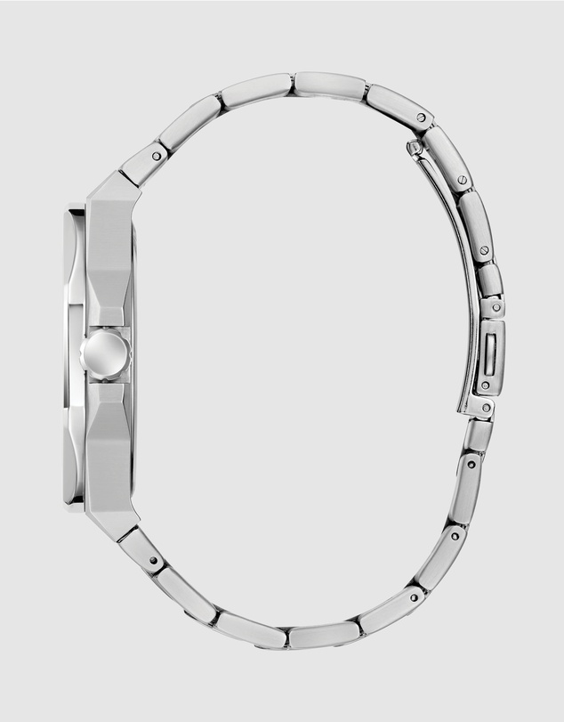 GUESS - Guess Men's Silver Tone Analogue 41.5mm Watch