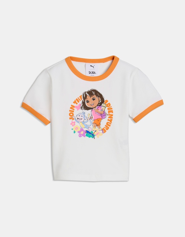 Puma - x DORA THE EXPLORER Slim Ringer Tee - Girls