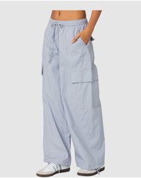 EDIKTED - Phoenix Linen Look Cargo Pants
