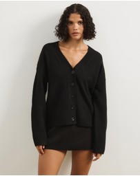 Atmos&Here - Tiana Fluffy Knit Cardigan