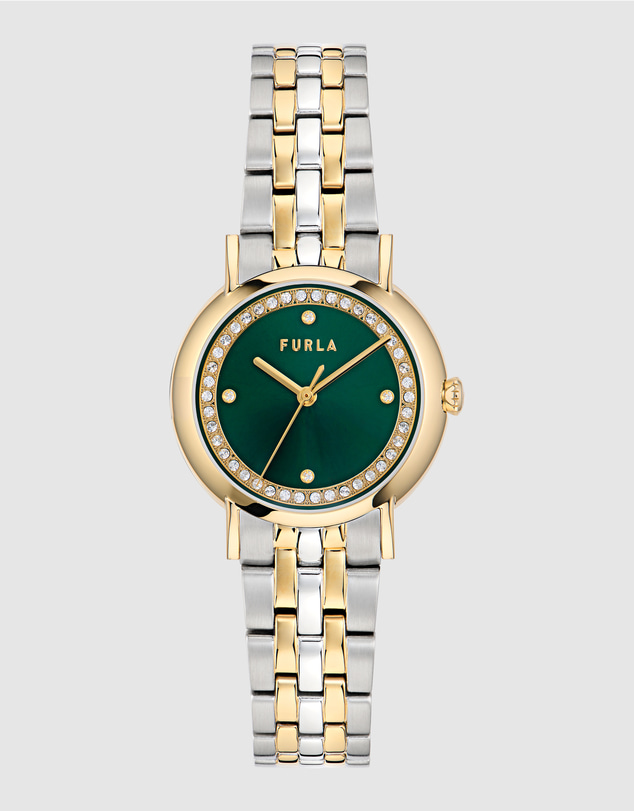 Heritage Furla 32mm Green Dial with Crystal Ring and Two  display picture 1