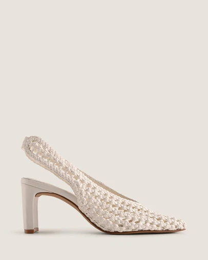Shelly Shen - Iris High Heels White Leather