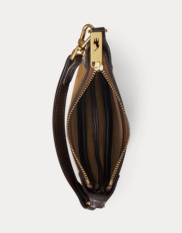Polo Ralph Lauren - Polo ID Leather-Trim Suede Card Case
