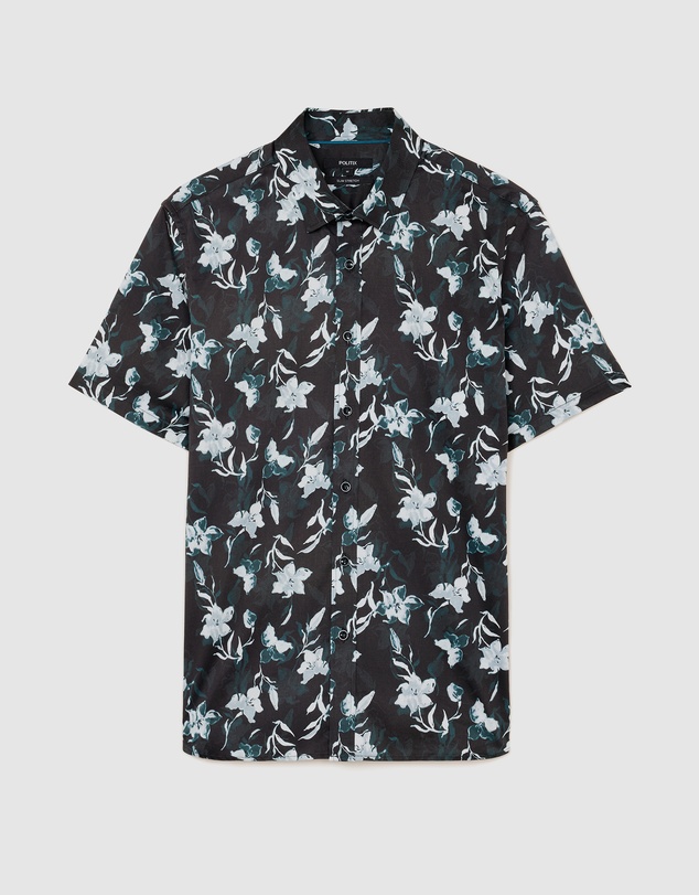 Politix - Shadow Floral Short Sleeve Shirt