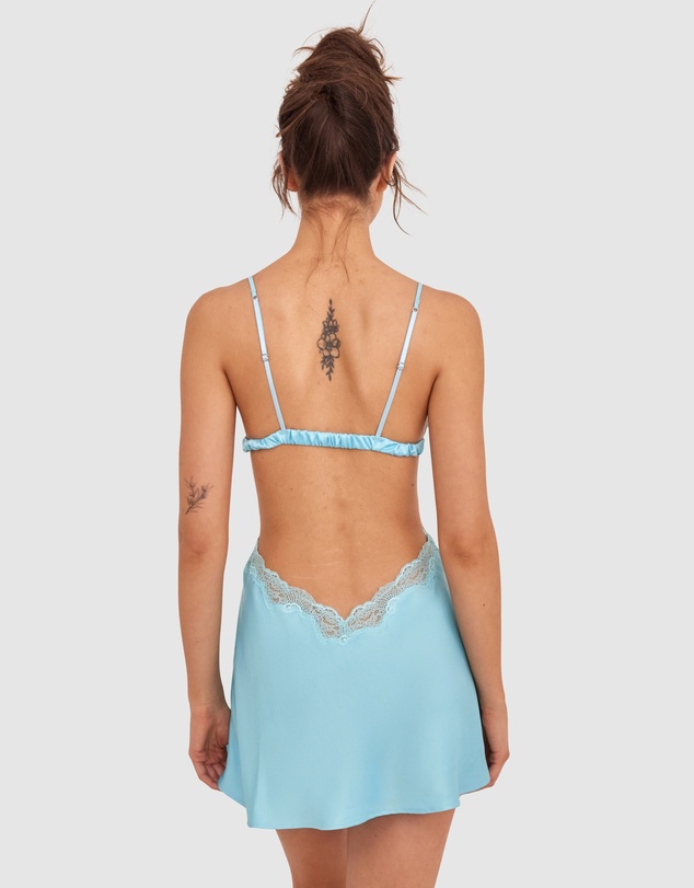 Bras N Things - Night Games Summer Crush Slip-Light Blue